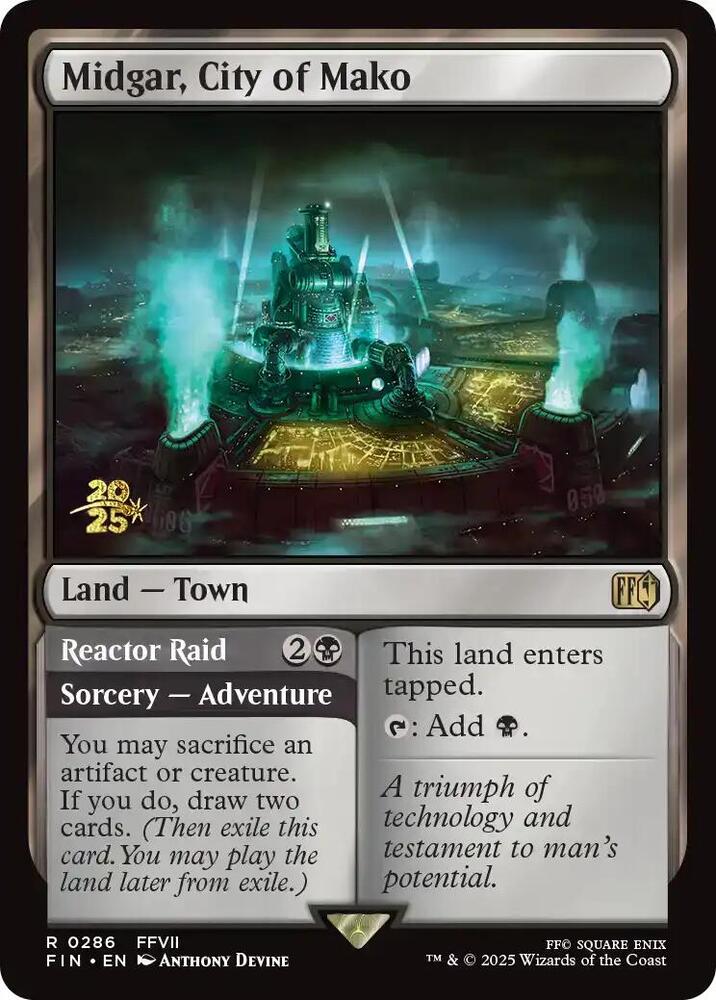 Midgar City of Mako (Prerelease Cards)  - Foil | Good Games North