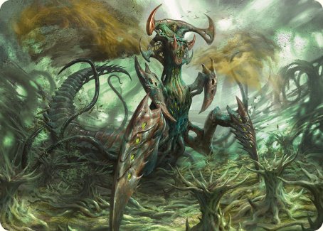 Zopandrel, Hunger Dominus Art Card [Phyrexia: All Will Be One Art Series] | Good Games North