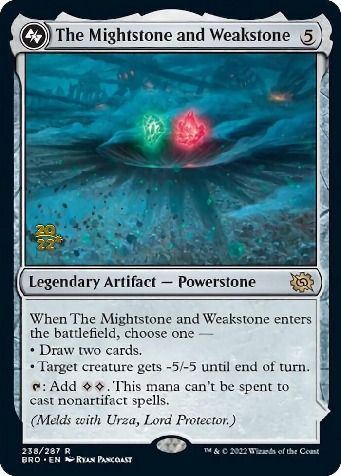 The Mightstone and Weakstone (Prerelease Cards)  - Foil | Good Games North