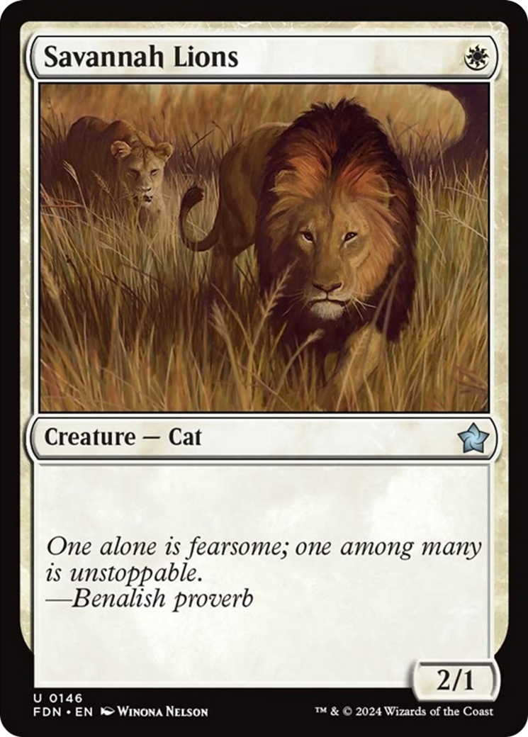 Savannah Lions [Foundations] | Good Games North