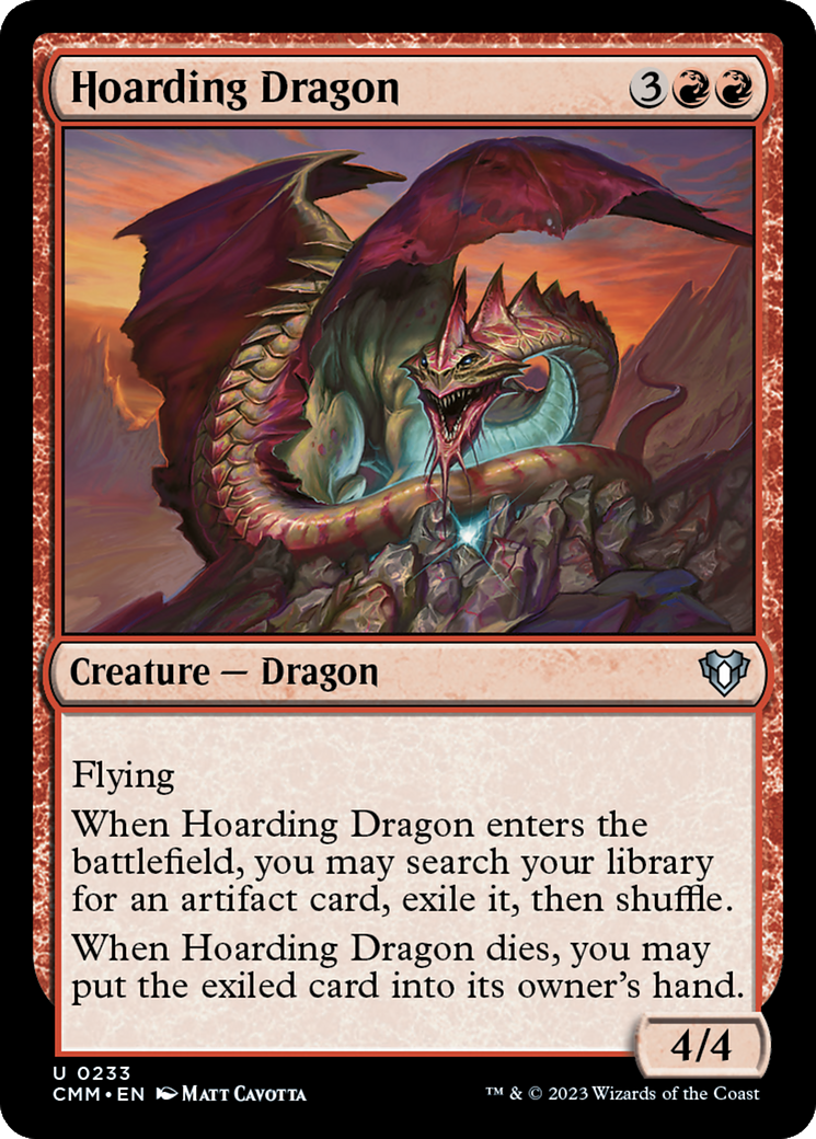 Hoarding Dragon [Commander Masters] | Good Games North