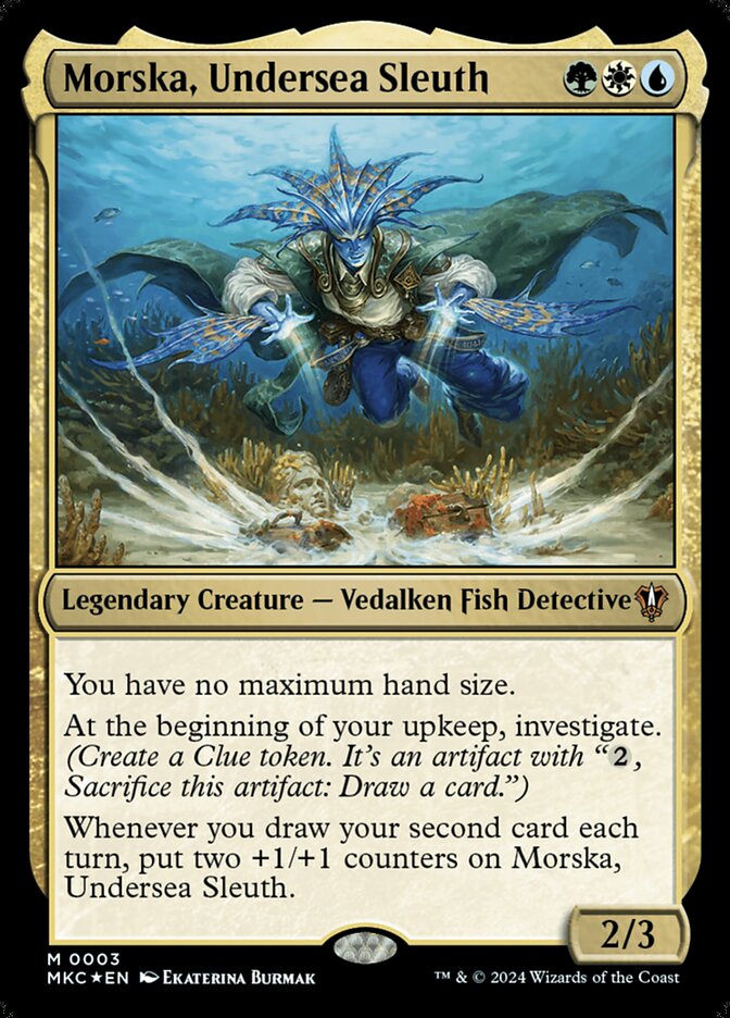 Morska, Undersea Sleuth (Commander: Murders at Karlov Manor)  - Foil | Good Games North