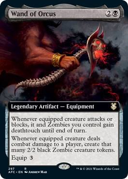 Wand of Orcus Extended Art (Commander: Adventures in the Forgotten Realms)  | Good Games North