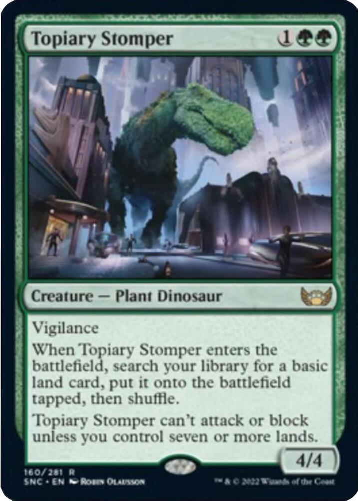 Topiary Stomper 160/281 (Streets of New Capenna)  | Good Games North