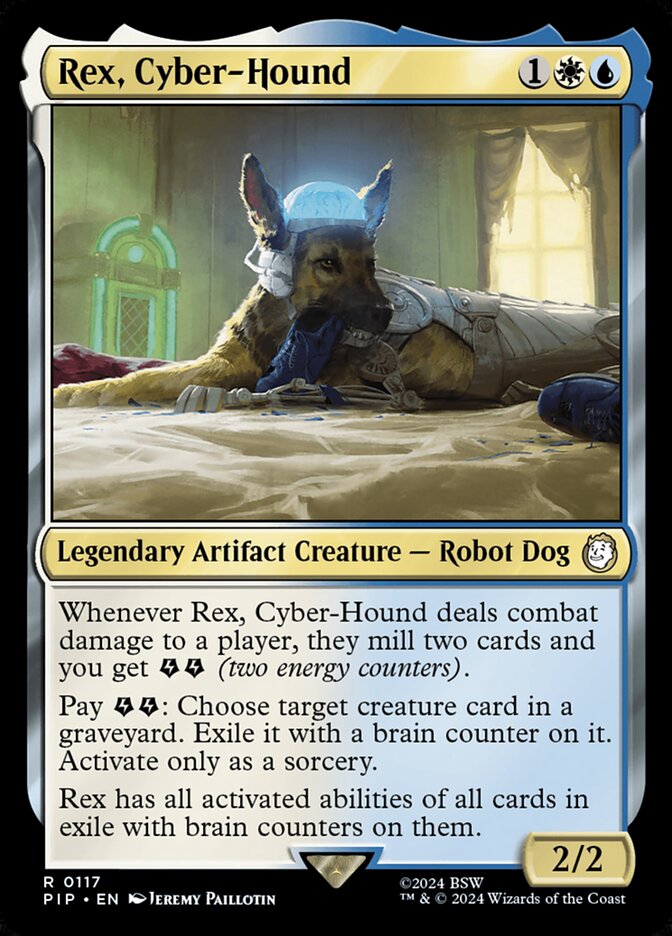 Rex, Cyber-Hound 117/326 (Universes Beyond: Fallout)  | Good Games North