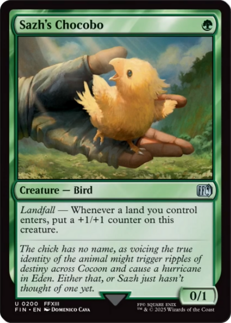 Sazh's Chocobo [FINAL FANTASY] | Good Games North