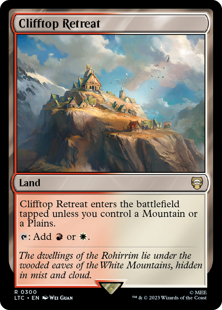 Clifftop Retreat [The Lord of the Rings: Tales of Middle-Earth Commander] | Good Games North