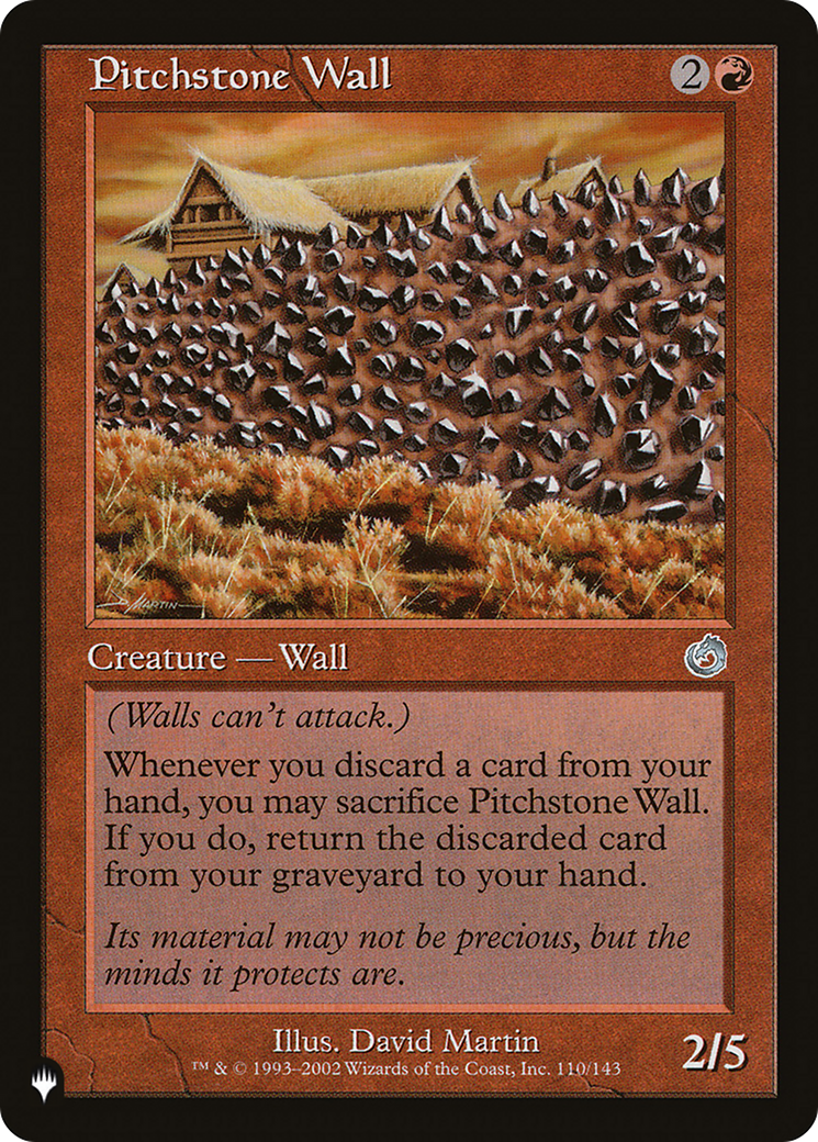 Pitchstone Wall [The List] | Good Games North