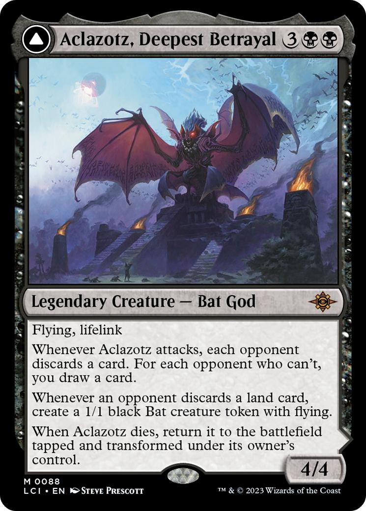 Aclazotz, Deepest Betrayal // Temple of the Dead [The Lost Caverns of Ixalan] | Good Games North