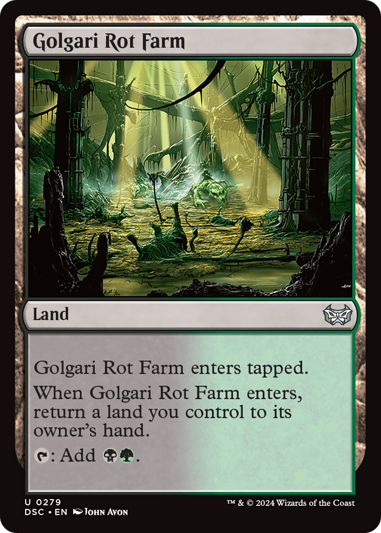 Golgari Rot Farm [Duskmourn: House of Horror Commander] | Good Games North