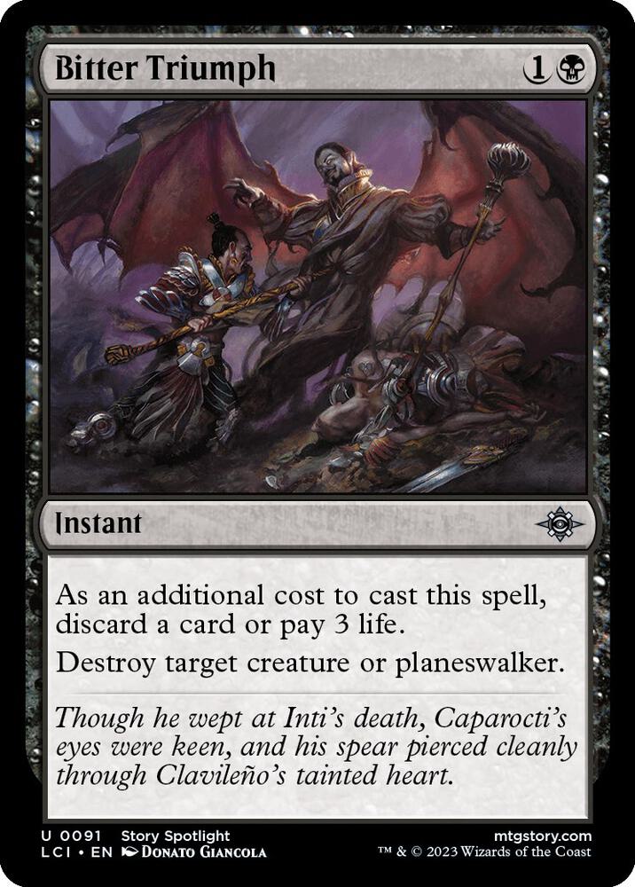 Bitter Triumph (The Lost Caverns of Ixalan)  | Good Games North