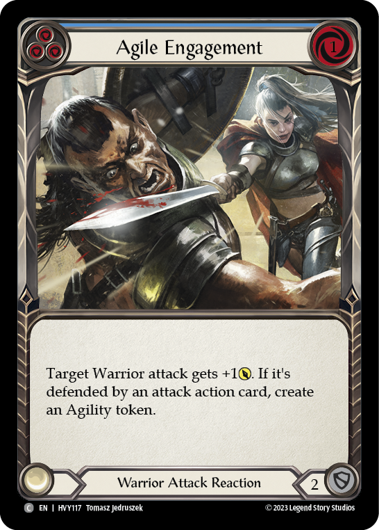 Agile Engagement (Blue) [HVY117] (Heavy Hitters) | Good Games North