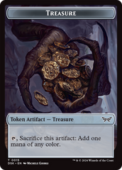 Treasure // Copy Double-Sided Token [Duskmourn: House of Horror Tokens] | Good Games North