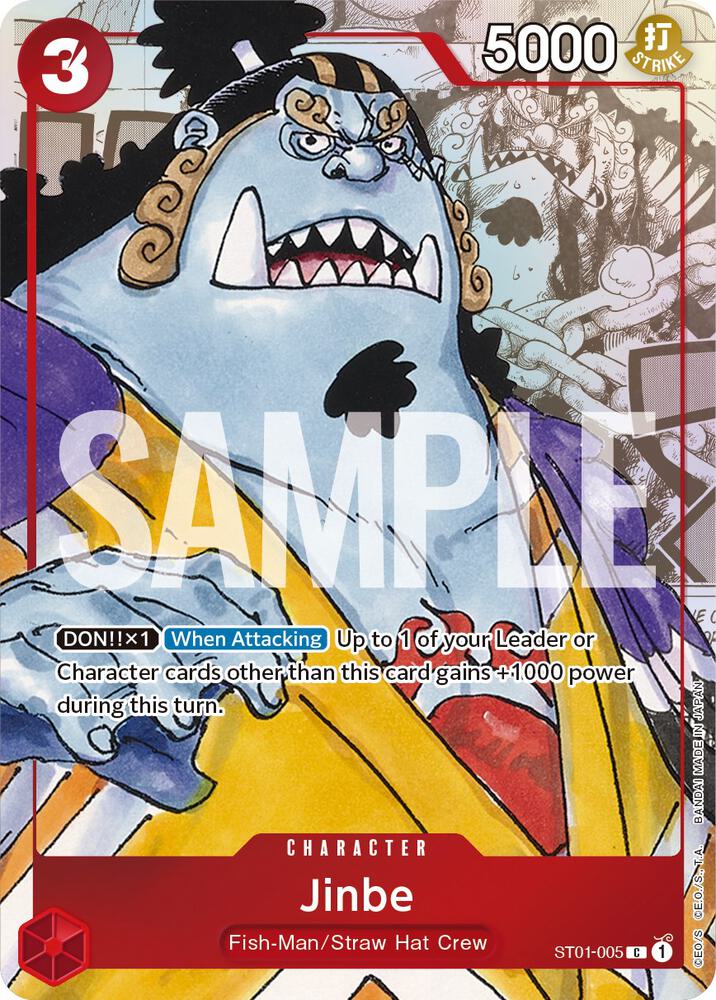 Jinbe (PCC 25th) ST01-005 (One Piece Promotion Cards)  - Alternate Art Foil | Good Games North