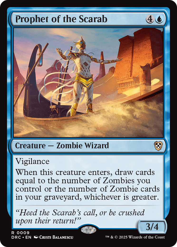Prophet of the Scarab [Aetherdrift Commander] | Good Games North