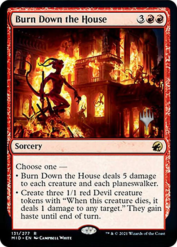 Burn Down the House (Promo Pack: Innistrad: Midnight Hunt)  | Good Games North