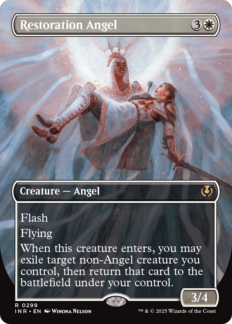 Restoration Angel (Borderless) [Innistrad Remastered] | Good Games North