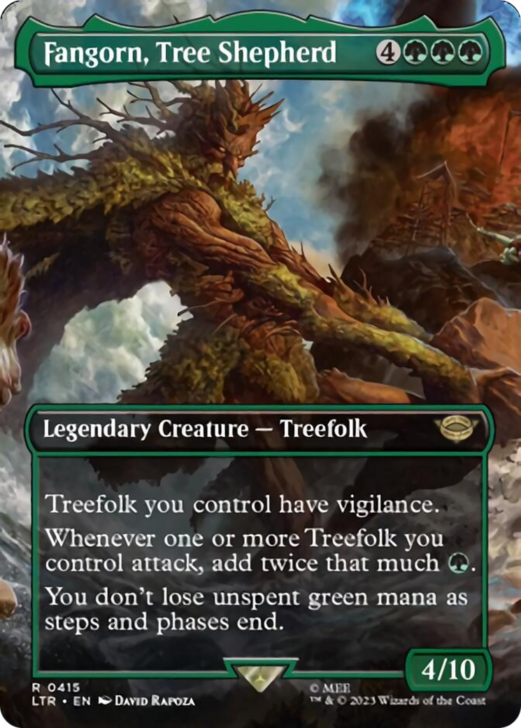 Fangorn, Tree Shepherd (Borderless Alternate Art) [The Lord of the Rings: Tales of Middle-Earth] | Good Games North