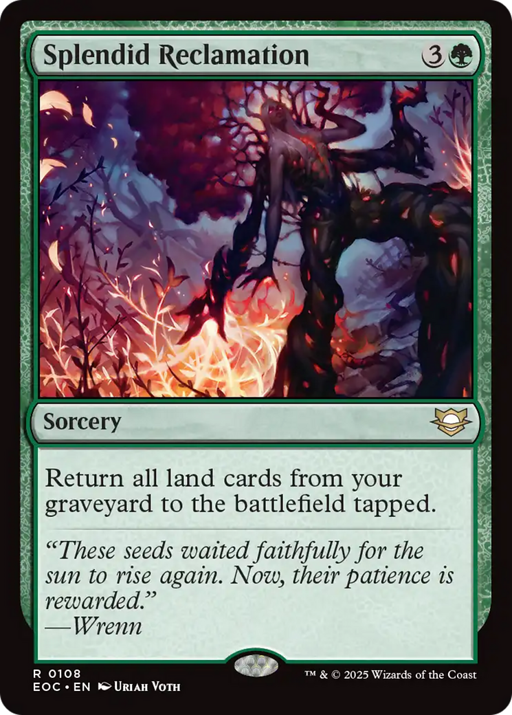 Splendid Reclamation [Edge of Eternities Commander] | Good Games North
