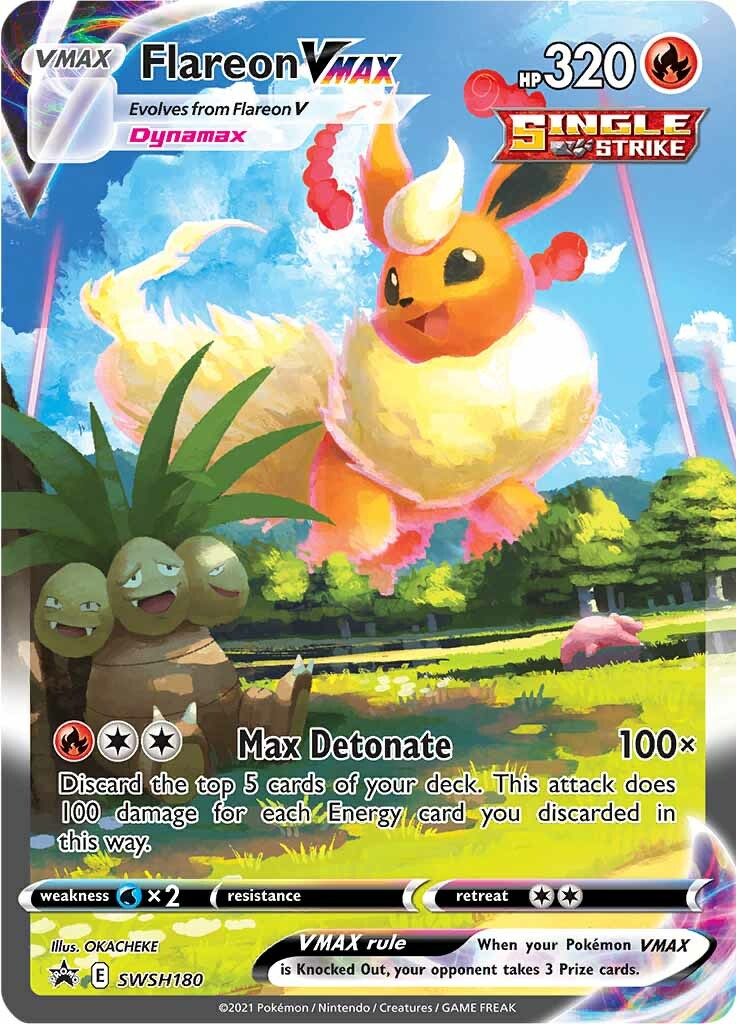 Flareon VMAX (SWSH180) [Sword & Shield: Black Star Promos] | Good Games North