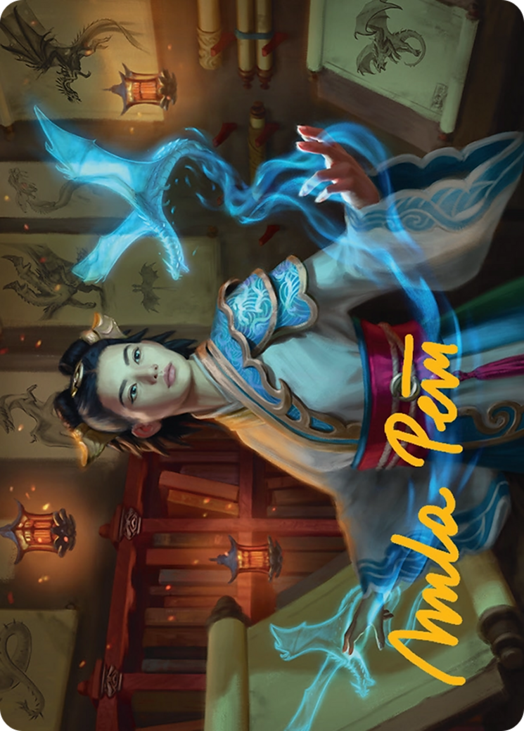 Dragonologist Art Card (6/54) [Tarkir: Dragonstorm Art Series] | Good Games North