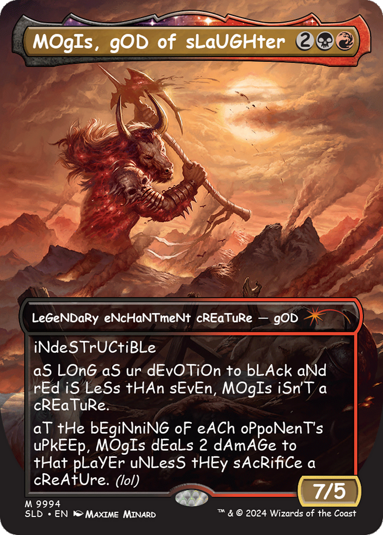 MOgIs, gOD of sLaUGHter (9994) [Secret Lair Drop Series] | Good Games North