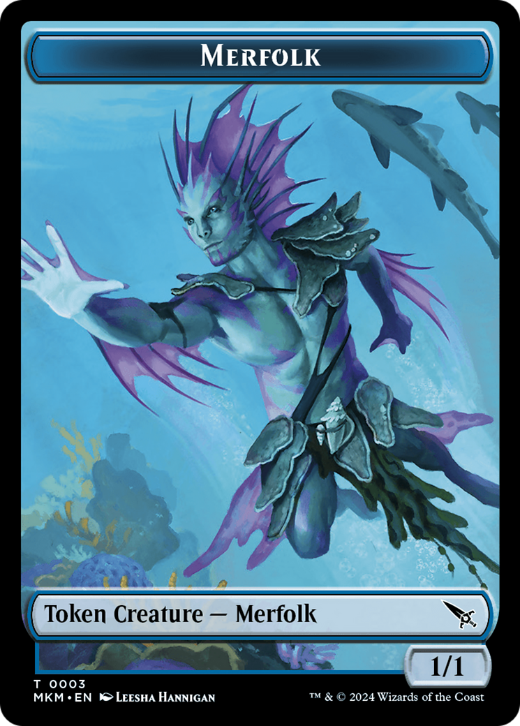 Merfolk Token [Murders at Karlov Manor Tokens] | Good Games North