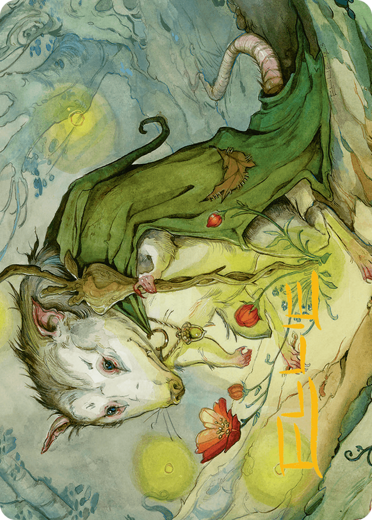 Tender Wildguide Art Card (Gold-Stamped Signature) [Bloomburrow Art Series] | Good Games North