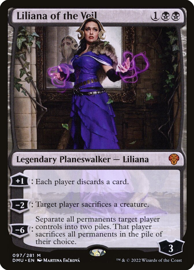 Liliana of the Veil 97/281 (Dominaria United)  - Foil | Good Games North