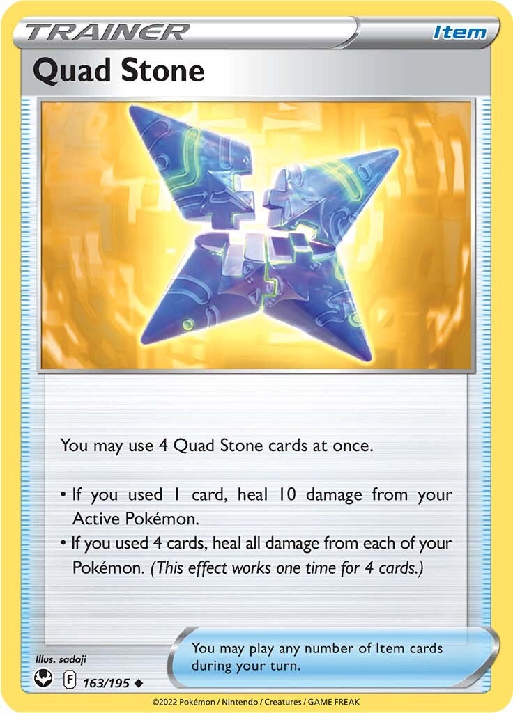 Quad Stone (163/195) [Sword & Shield: Silver Tempest] | Good Games North