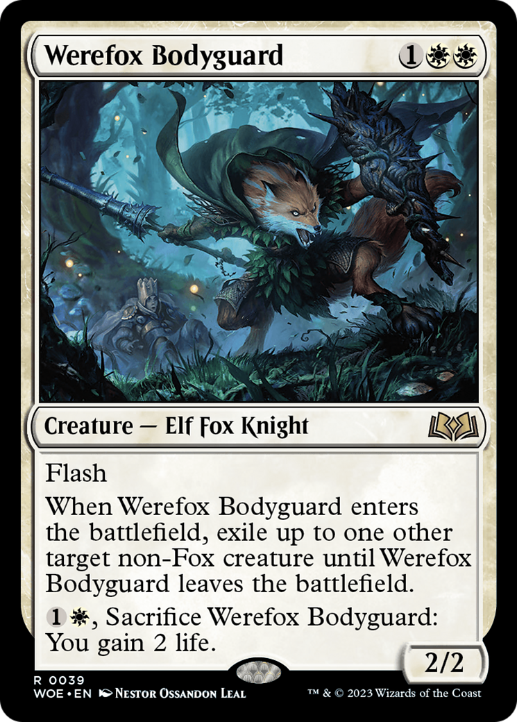 Werefox Bodyguard [Wilds of Eldraine] | Good Games North