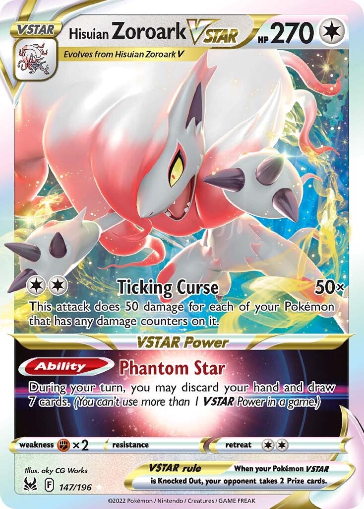 Hisuian Zoroark VSTAR (147/196) [Sword & Shield: Lost Origin] | Good Games North