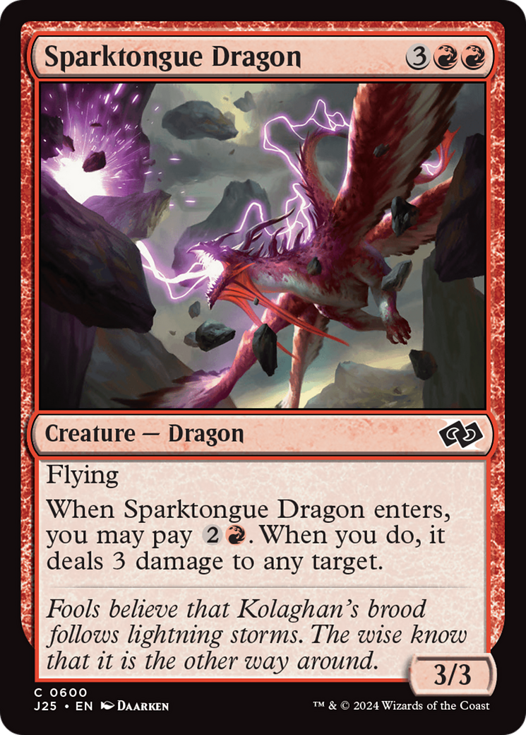 Sparktongue Dragon [Foundations Jumpstart] | Good Games North