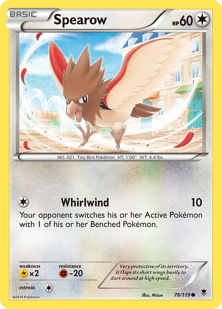 Spearow (78/119) [XY: Phantom Forces] | Good Games North
