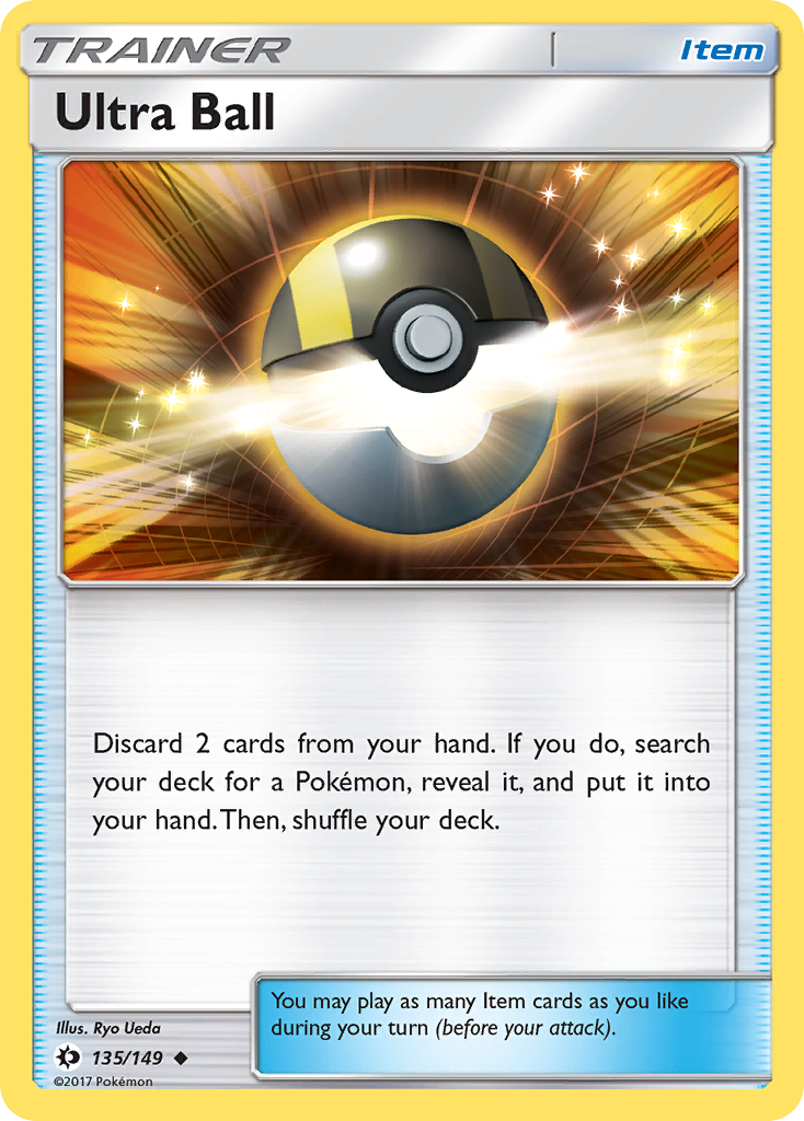 Ultra Ball (135/149) [Sun & Moon: Base Set] | Good Games North