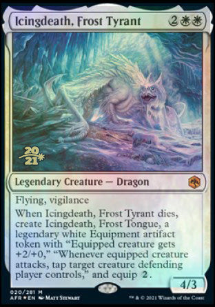 Icingdeath, Frost Tyrant [Dungeons & Dragons: Adventures in the Forgotten Realms Prerelease Promos] | Good Games North