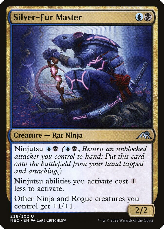 Silver-Fur Master 236/302 (Kamigawa: Neon Dynasty)  - Foil | Good Games North