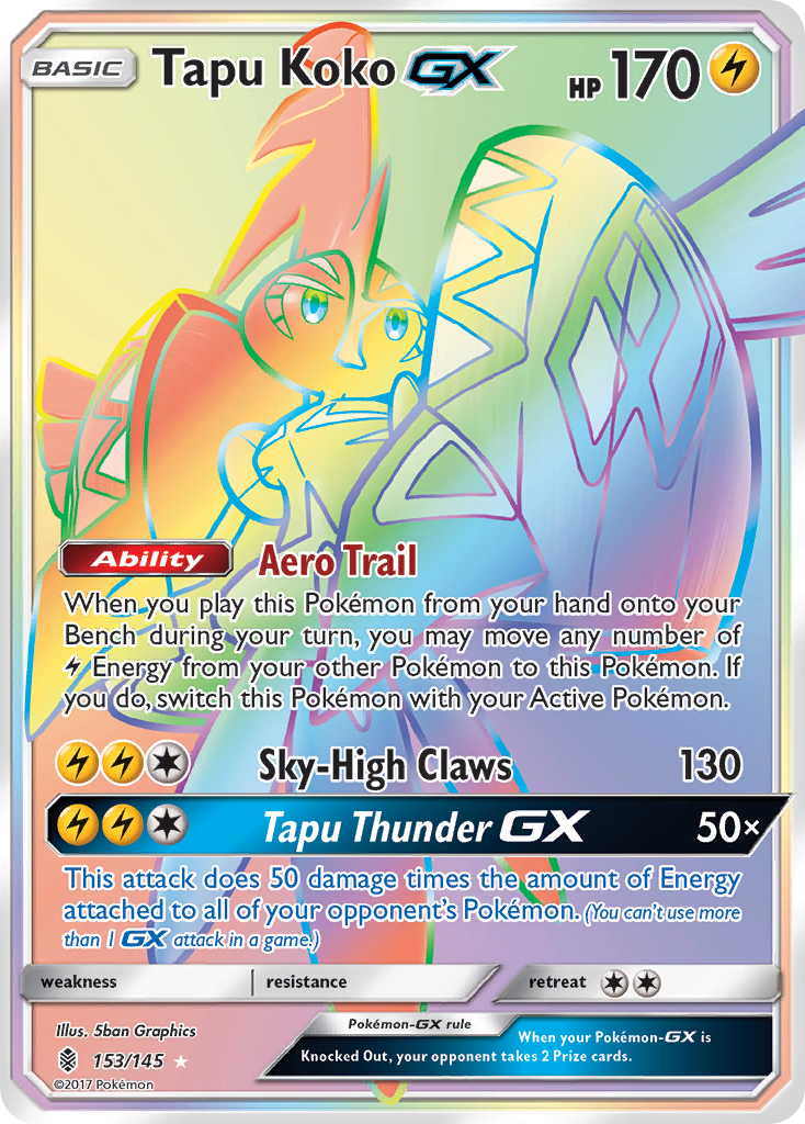 Tapu Koko GX (153/145) [Sun & Moon: Guardians Rising] | Good Games North