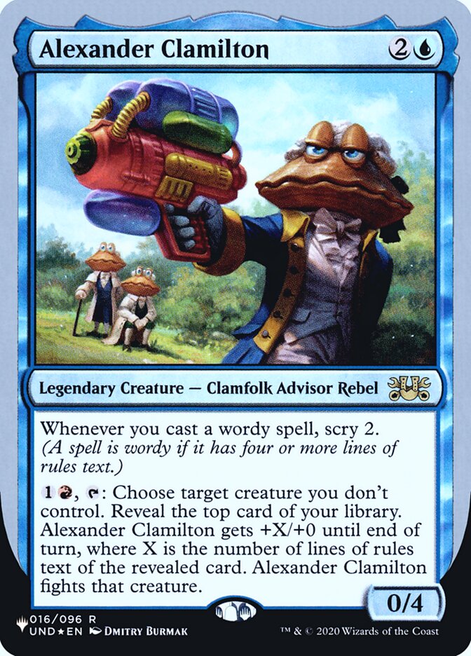 Alexander Clamilton (Unfinity Foil Edition) [The List] | Good Games North