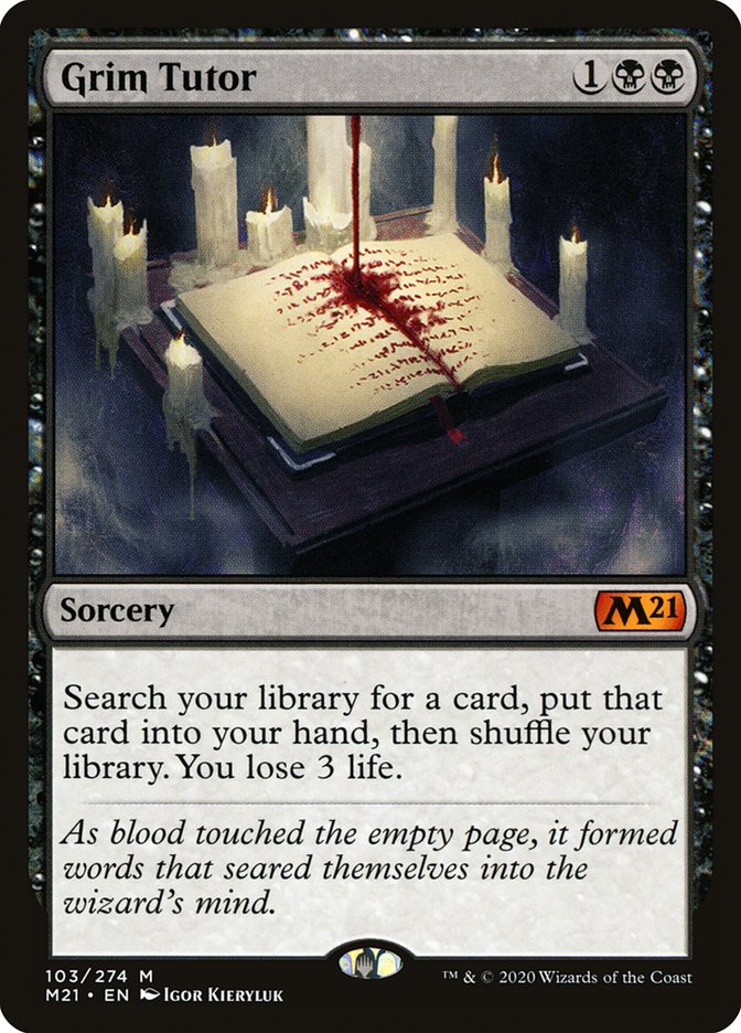 Grim Tutor (Core Set 2021)  - undefined | Good Games North