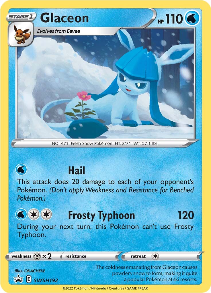 Glaceon (SWSH192) [Sword & Shield: Black Star Promos] | Good Games North