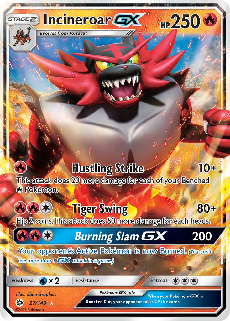 Incineroar GX (27/149) (Jumbo Card) [Sun & Moon: Base Set] | Good Games North