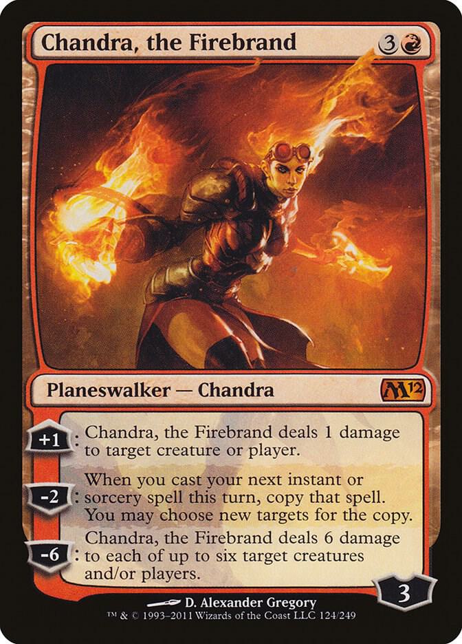 Chandra, the Firebrand 124/249 (Magic 2012 (M12))  - Foil | Good Games North