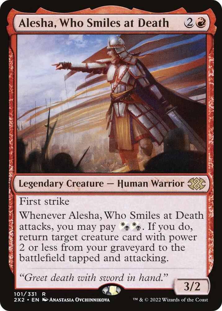 Alesha Who Smiles at Death (Double Masters 2022)  | Good Games North