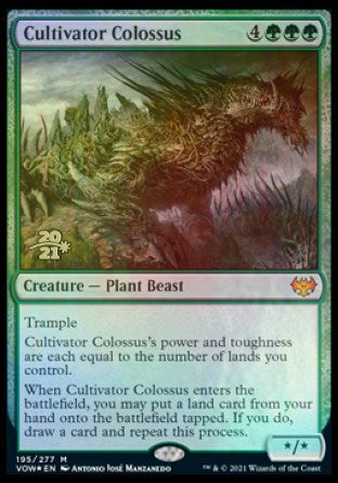 Cultivator Colossus [Innistrad: Crimson Vow Prerelease Promos] | Good Games North