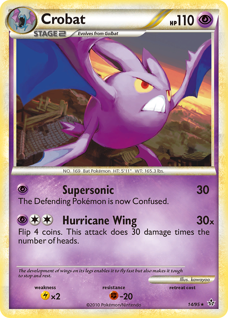 Crobat (14/95) [HeartGold & SoulSilver: Unleashed] | Good Games North