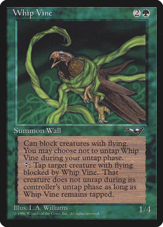 Whip Vine (Holding Bird) [Alliances] | Good Games North