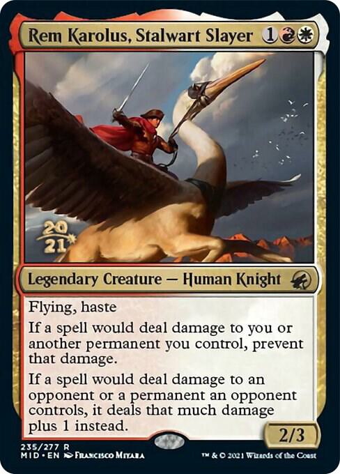 Rem Karolus Stalwart Slayer (Prerelease Cards)  - Foil | Good Games North