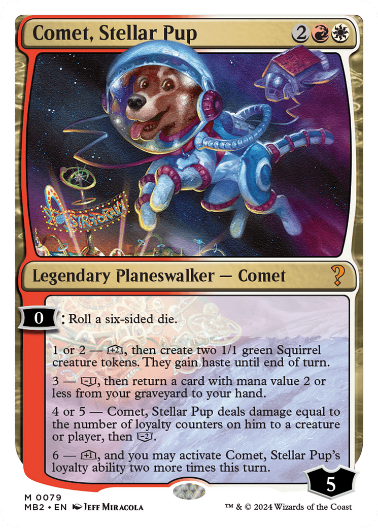 Comet, Stellar Pup [Mystery Booster 2] | Good Games North