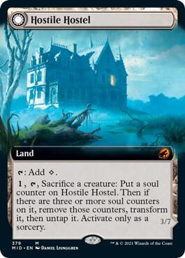 Hostile Hostel Extended Art (Innistrad: Midnight Hunt)  | Good Games North